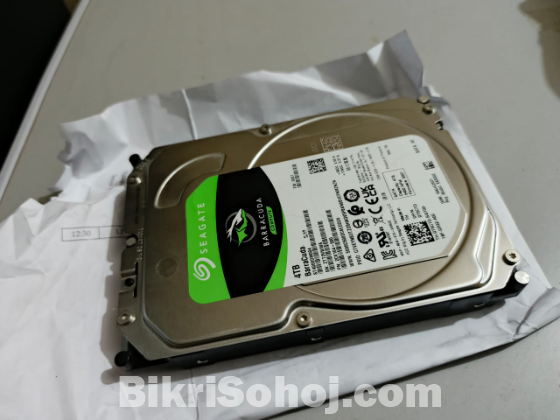 4 TB Hard disk. Seagate Barracuda
